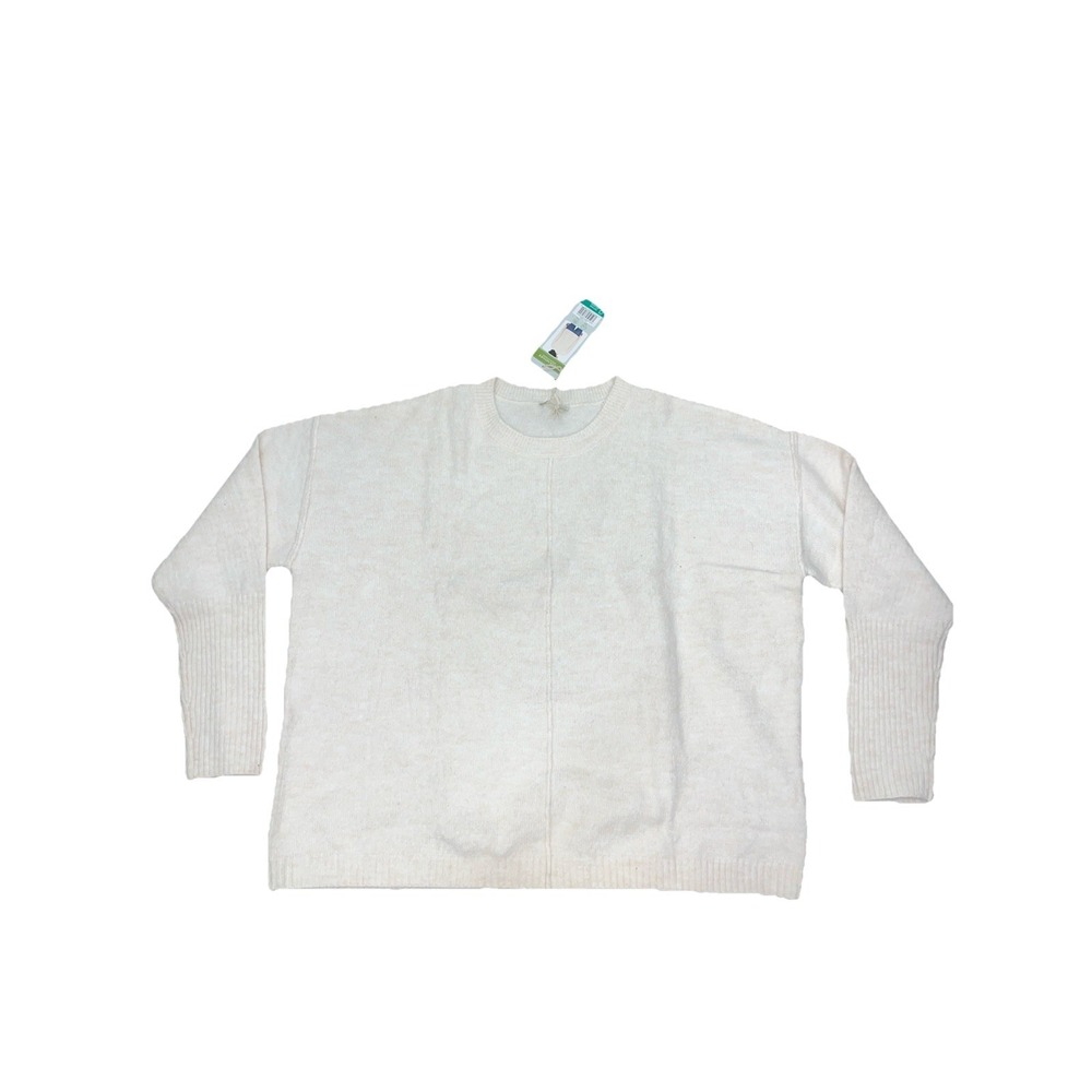 Women's Size 2X‎ Legendary Outfitters Soft Cozy Pullover Sweater Cream Oatmeal